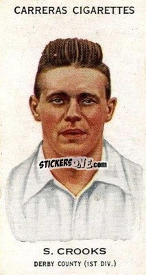 Sticker Sammy Crooks - Footballers 1934
 - Carreras