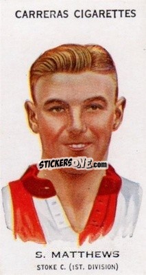 Sticker Stanley Matthews - Footballers 1934
 n. 69b - Carreras