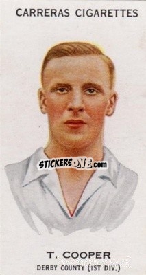 Cromo Tom Cooper - Footballers 1934
 - Carreras