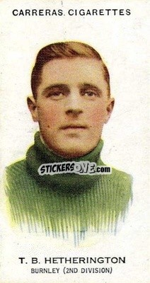 Sticker Tom Hetherington - Footballers 1934
 n. 6a - Carreras