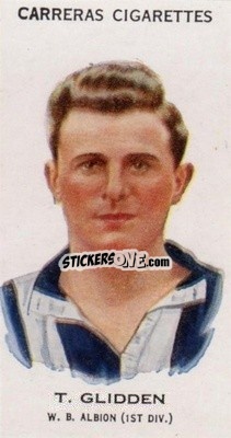 Sticker Tommy Glidden - Footballers 1934
 n. 75b - Carreras