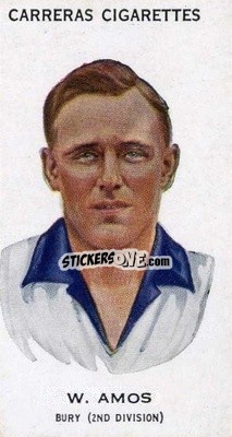 Sticker Walter Amos - Footballers 1934
 - Carreras