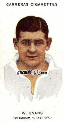 Sticker Willie Evans - Footballers 1934
 n. 30a - Carreras