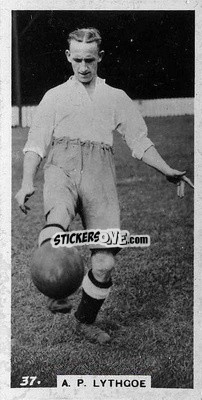 Sticker Alf Lythgoe - Footballers in Action 1934
 n. 37a - Gallaher Ltd.
