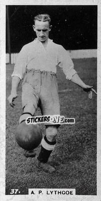 Cromo Alf Lythgoe - Footballers in Action 1934
 n. 37b - Gallaher Ltd.
