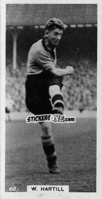Sticker Billy Hartill - Footballers in Action 1934
 n. 60 - Gallaher Ltd.
