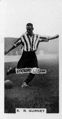 Cromo Bobby Gurney - Footballers in Action 1934
 - Gallaher Ltd.
