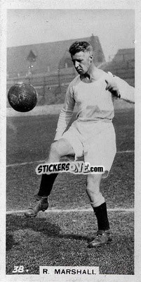 Sticker Bobby Marshall - Footballers in Action 1934
 n. 38 - Gallaher Ltd.
