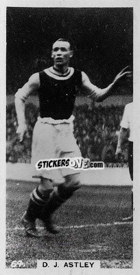 Sticker Dai Astley - Footballers in Action 1934
 n. 64 - Gallaher Ltd.
