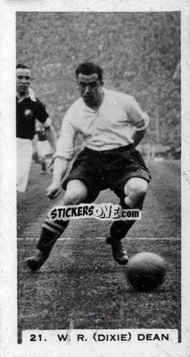 Sticker Dixie Dean - Footballers in Action 1934
 - Gallaher Ltd.
