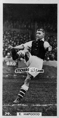 Sticker Eddie Hapgood - Footballers in Action 1934
 - Gallaher Ltd.
