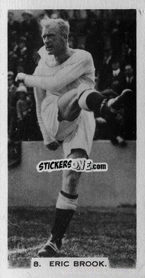 Figurina Eric Brook - Footballers in Action 1934
 n. 8 - Gallaher Ltd.

