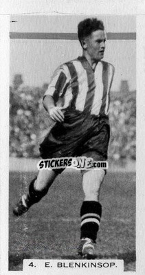 Figurina Ernie Blenkinsop - Footballers in Action 1934
 n. 4 - Gallaher Ltd.
