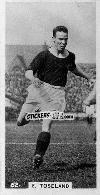 Figurina Ernie Toseland - Footballers in Action 1934
 n. 62 - Gallaher Ltd.
