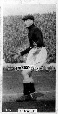 Sticker Frank Swift - Footballers in Action 1934
 n. 33 - Gallaher Ltd.
