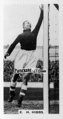 Sticker Harry Hibbs - Footballers in Action 1934
 n. 2 - Gallaher Ltd.
