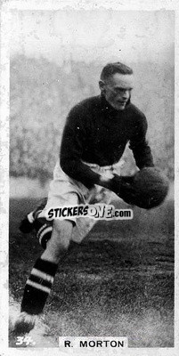Sticker Harry Morton - Footballers in Action 1934
 - Gallaher Ltd.
