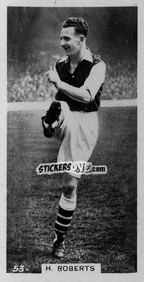 Sticker Herbie Roberts - Footballers in Action 1934
 n. 53 - Gallaher Ltd.
