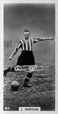 Sticker Idris Hopkins - Footballers in Action 1934
 - Gallaher Ltd.
