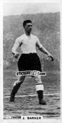 Cromo Jack Barker - Footballers in Action 1934
 - Gallaher Ltd.
