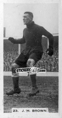 Sticker Jack Brown - Footballers in Action 1934
 n. 23 - Gallaher Ltd.
