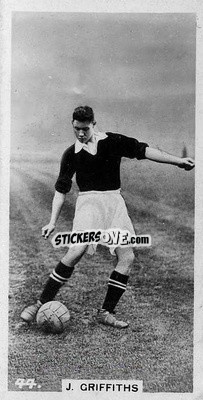 Sticker Jack Griffiths - Footballers in Action 1934
 - Gallaher Ltd.
