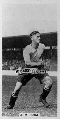 Cromo Jack Milsom - Footballers in Action 1934
 n. 73 - Gallaher Ltd.
