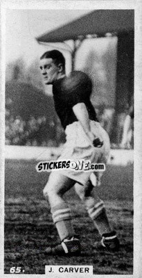 Sticker Jesse Carver - Footballers in Action 1934
 n. 65 - Gallaher Ltd.
