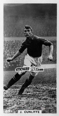Sticker Jimmy Cunliffe - Footballers in Action 1934
 - Gallaher Ltd.
