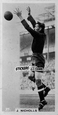 Cromo Joe Nicholls - Footballers in Action 1934
 n. 35 - Gallaher Ltd.
