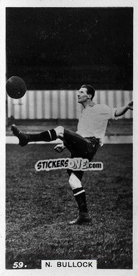 Sticker Norman Bullock - Footballers in Action 1934
 - Gallaher Ltd.
