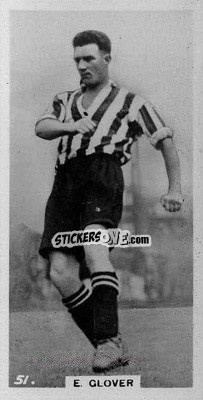 Sticker Pat Glover - Footballers in Action 1934
 - Gallaher Ltd.
