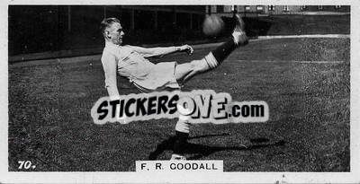 Sticker Roy Goodall - Footballers in Action 1934
 - Gallaher Ltd.
