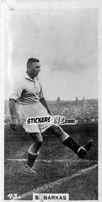 Sticker Sam Barkas - Footballers in Action 1934
 n. 43 - Gallaher Ltd.
