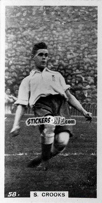 Cromo Sammy Crooks - Footballers in Action 1934
 n. 58 - Gallaher Ltd.

