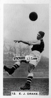 Sticker Ted Drake - Footballers in Action 1934
 n. 12 - Gallaher Ltd.
