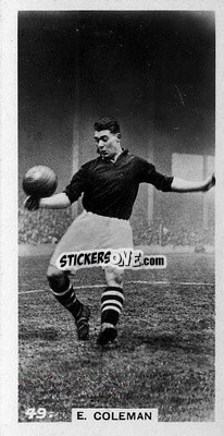 Sticker Tim Coleman - Footballers in Action 1934
 - Gallaher Ltd.
