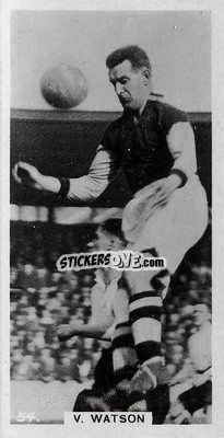 Figurina Vic Watson - Footballers in Action 1934
 n. 54 - Gallaher Ltd.

