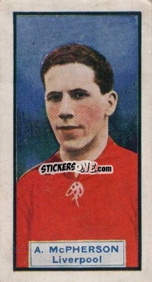 Sticker Archie McPherson - Footballers and Cars 1930
 - D.C. Thomson