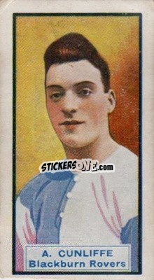 Sticker Arthur Cunliffe - Footballers and Cars 1930
 - D.C. Thomson