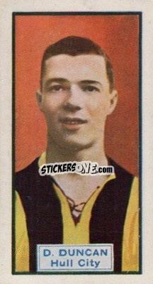 Sticker Dally Duncan - Footballers and Cars 1930
 - D.C. Thomson