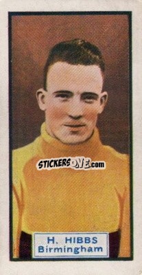 Sticker Harry Hibbs - Footballers and Cars 1930
 - D.C. Thomson