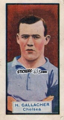 Sticker Hughie Gallacher - Footballers and Cars 1930
 - D.C. Thomson