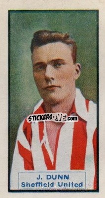 Sticker Jimmy Dunn - Footballers and Cars 1930
 - D.C. Thomson
