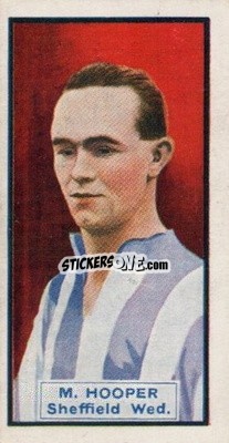 Sticker Mark Hooper - Footballers and Cars 1930
 - D.C. Thomson