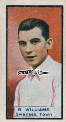 Sticker Ron Williams - Footballers and Cars 1930
 - D.C. Thomson