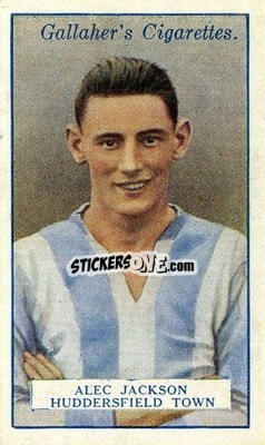 Sticker Alec Jackson - Footballers 1928
 - Gallaher Ltd.
