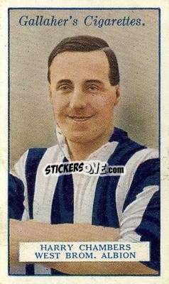 Sticker Harry Chambers - Footballers 1928
 - Gallaher Ltd.
