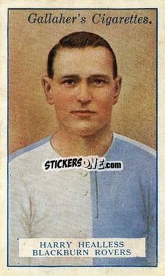 Sticker Harry Healless - Footballers 1928
 - Gallaher Ltd.

