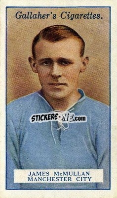 Sticker James McMullan - Footballers 1928
 - Gallaher Ltd.
